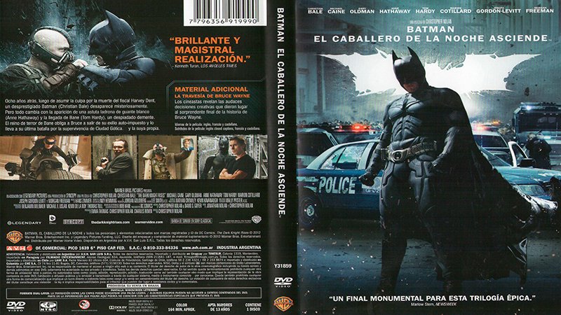 Batman 7 El Caballero De La Noche Asciende 2012